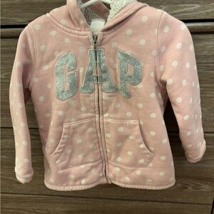 GAP Kids Pink Polka Dot Hoodie